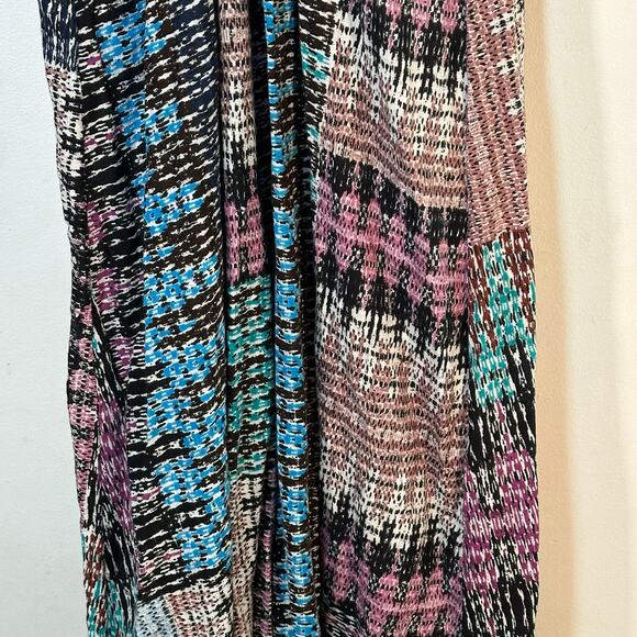 AKEMI + KIN Anthropologie Riviera Tassle cotton patchwork print womans sixe XS - Picture 14 of 16